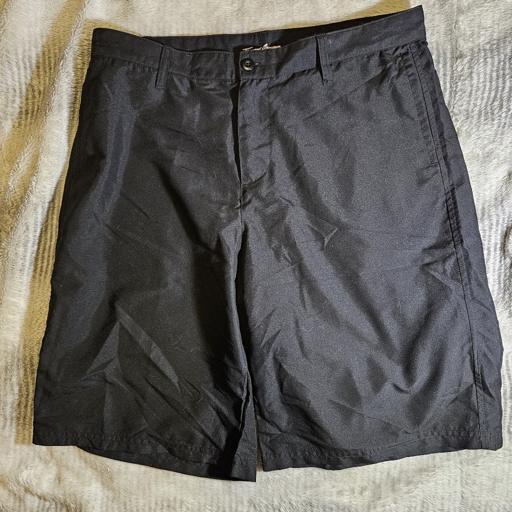 Tommy Armour Boys Golf Shorts, Sz XL Black Athletic Polyester Performance Chino